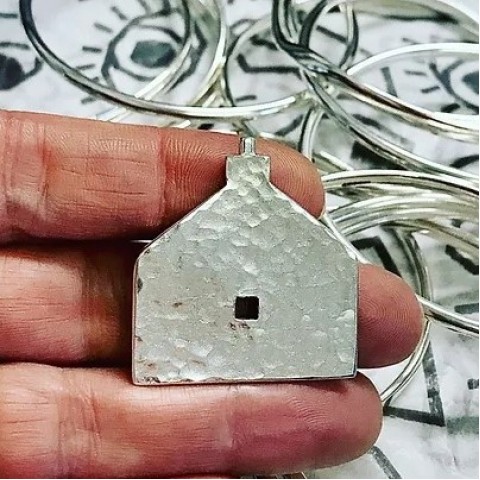 Handcrafted Scottish jewellery - Bothy Gabel End brooch